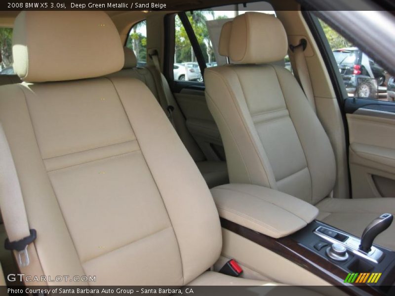 Deep Green Metallic / Sand Beige 2008 BMW X5 3.0si