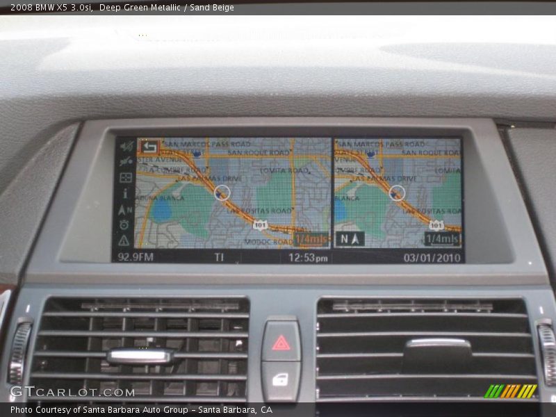 Deep Green Metallic / Sand Beige 2008 BMW X5 3.0si