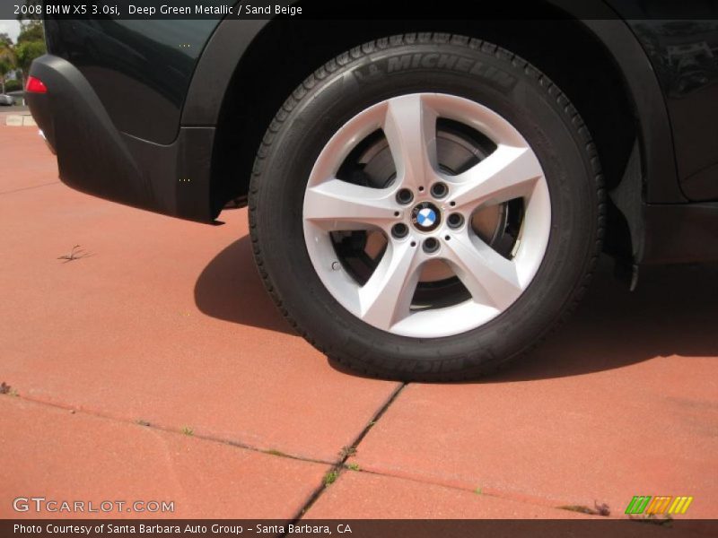 Deep Green Metallic / Sand Beige 2008 BMW X5 3.0si