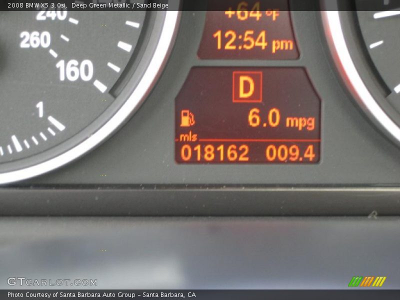 Deep Green Metallic / Sand Beige 2008 BMW X5 3.0si