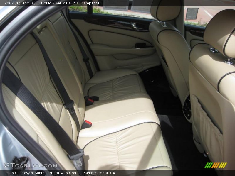 Liquid Silver Metallic / Champagne 2007 Jaguar XJ XJ8