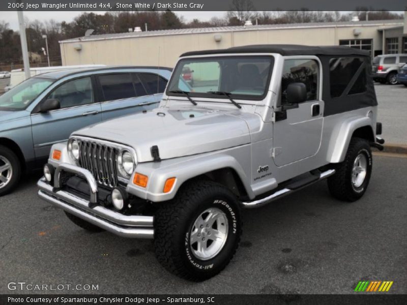 Stone White / Dark Slate Gray 2006 Jeep Wrangler Unlimited 4x4