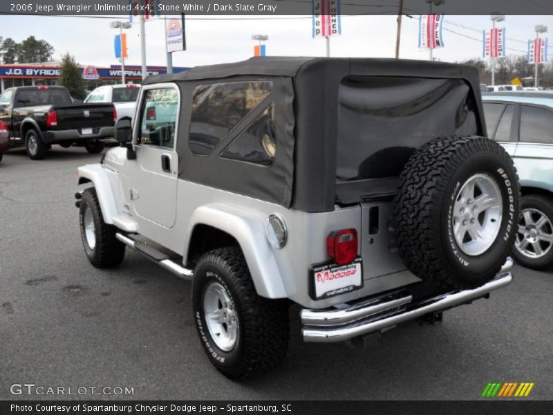 Stone White / Dark Slate Gray 2006 Jeep Wrangler Unlimited 4x4