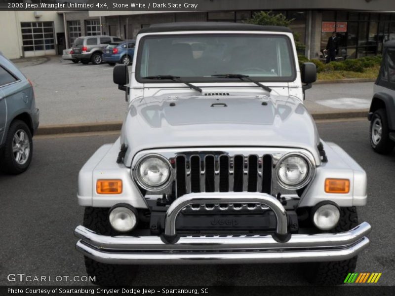 Stone White / Dark Slate Gray 2006 Jeep Wrangler Unlimited 4x4