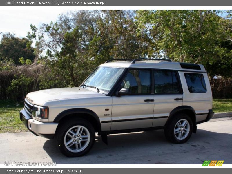 White Gold / Alpaca Beige 2003 Land Rover Discovery SE7
