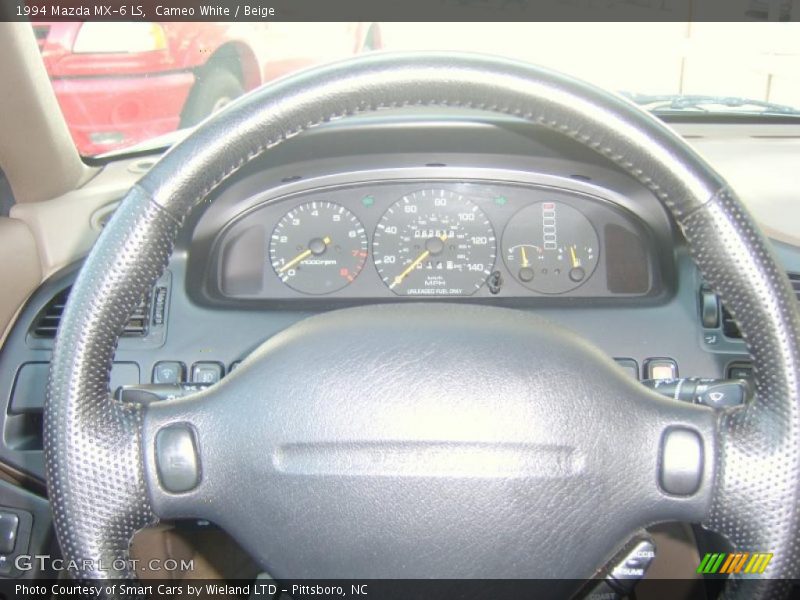 Cameo White / Beige 1994 Mazda MX-6 LS
