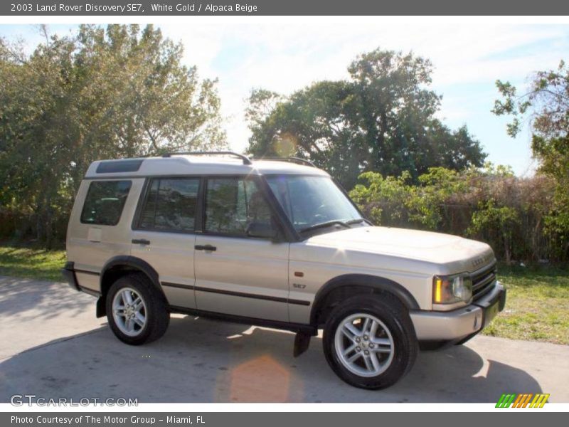 White Gold / Alpaca Beige 2003 Land Rover Discovery SE7
