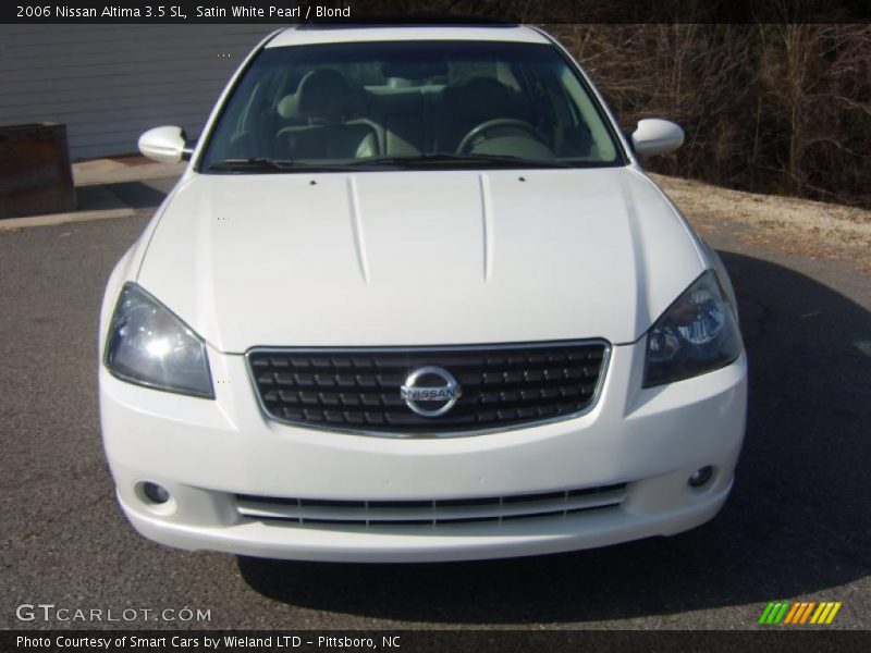 Satin White Pearl / Blond 2006 Nissan Altima 3.5 SL