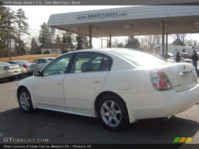 Satin White Pearl / Blond 2006 Nissan Altima 3.5 SL
