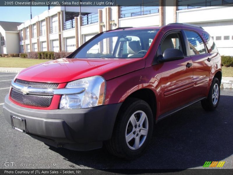 Salsa Red Metallic / Light Gray 2005 Chevrolet Equinox LS AWD
