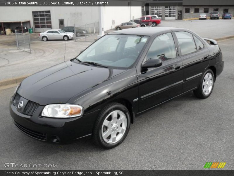 Blackout / Charcoal 2006 Nissan Sentra 1.8 S Special Edition