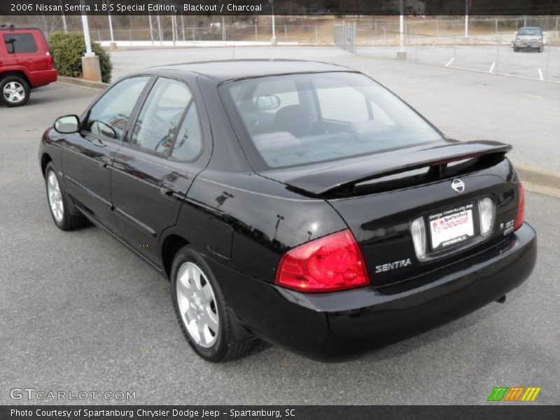 Blackout / Charcoal 2006 Nissan Sentra 1.8 S Special Edition