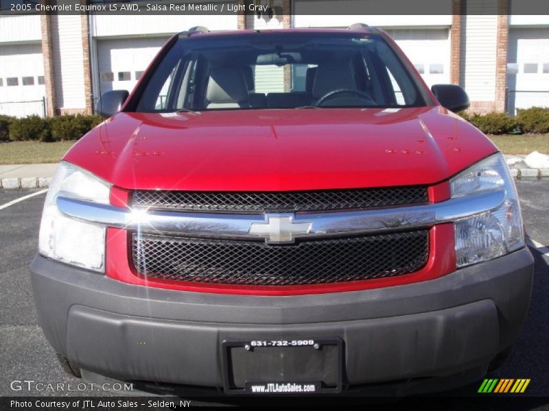 Salsa Red Metallic / Light Gray 2005 Chevrolet Equinox LS AWD