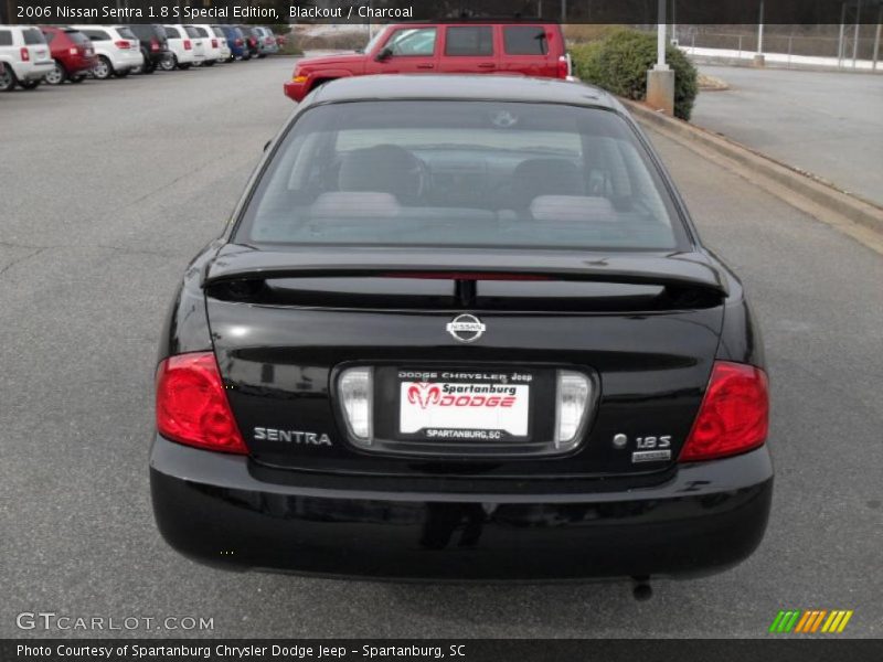 Blackout / Charcoal 2006 Nissan Sentra 1.8 S Special Edition