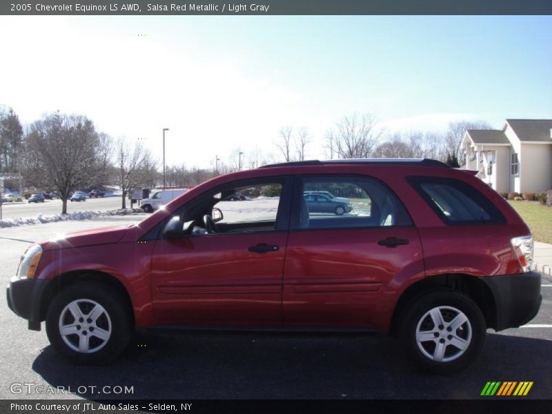 Salsa Red Metallic / Light Gray 2005 Chevrolet Equinox LS AWD