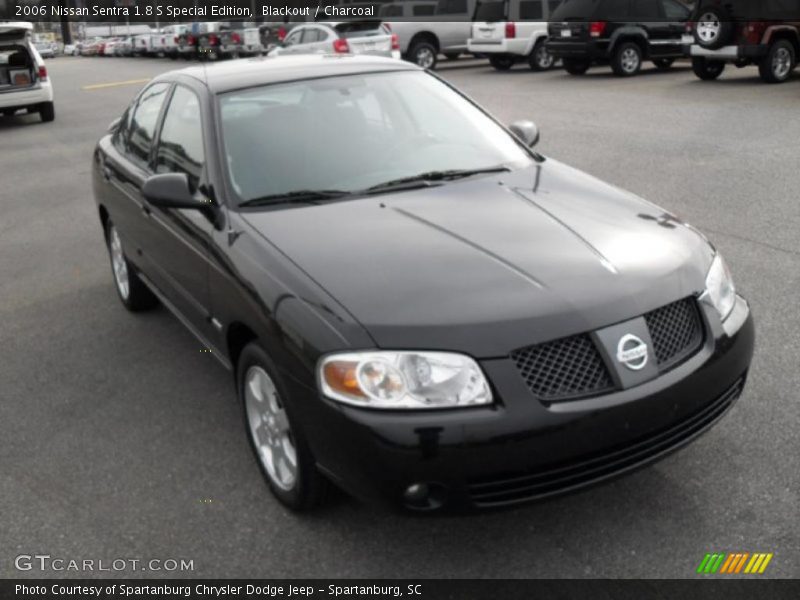 Blackout / Charcoal 2006 Nissan Sentra 1.8 S Special Edition