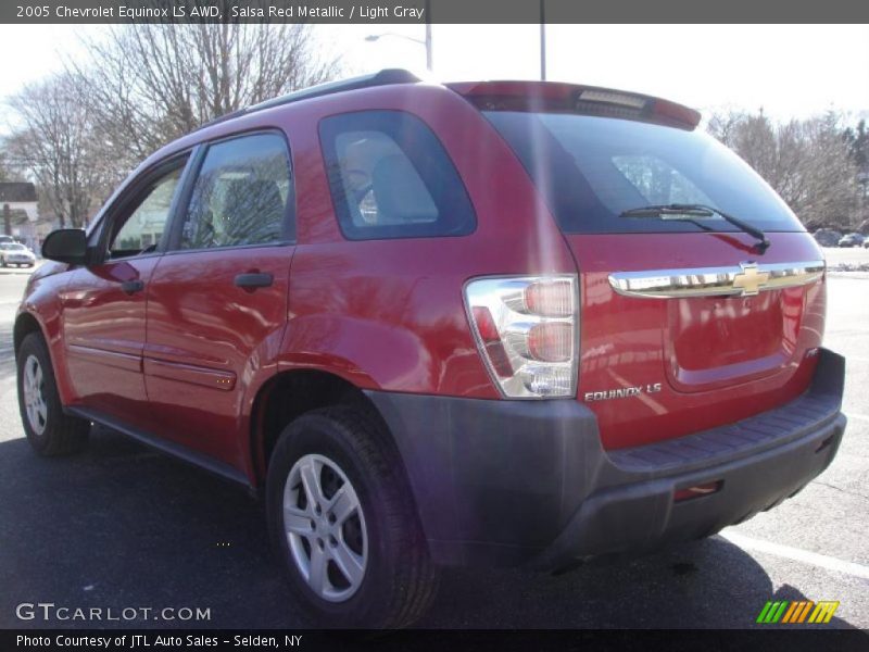 Salsa Red Metallic / Light Gray 2005 Chevrolet Equinox LS AWD