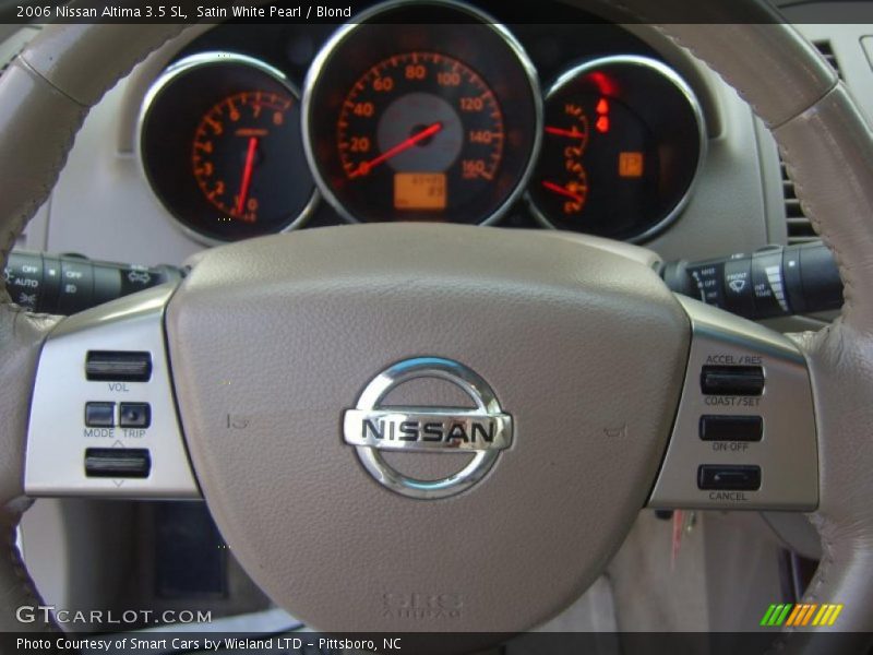 Satin White Pearl / Blond 2006 Nissan Altima 3.5 SL