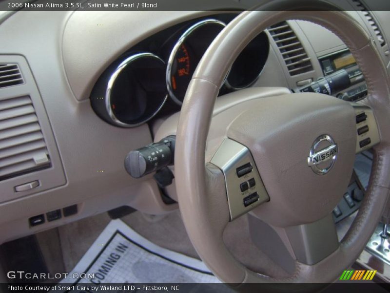 Satin White Pearl / Blond 2006 Nissan Altima 3.5 SL