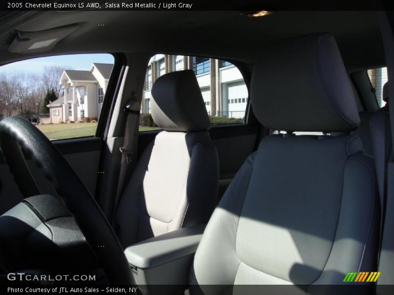 Salsa Red Metallic / Light Gray 2005 Chevrolet Equinox LS AWD