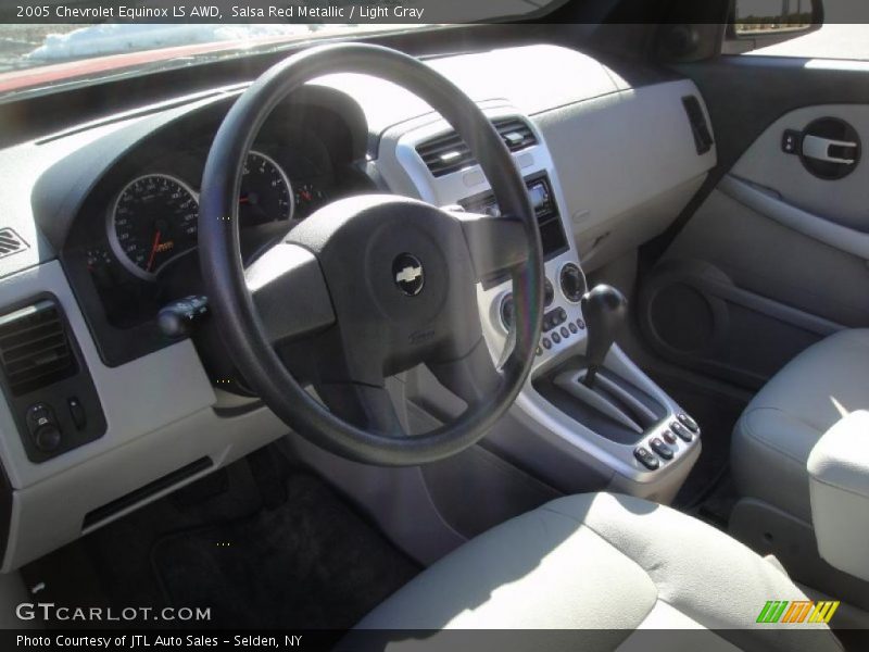Salsa Red Metallic / Light Gray 2005 Chevrolet Equinox LS AWD