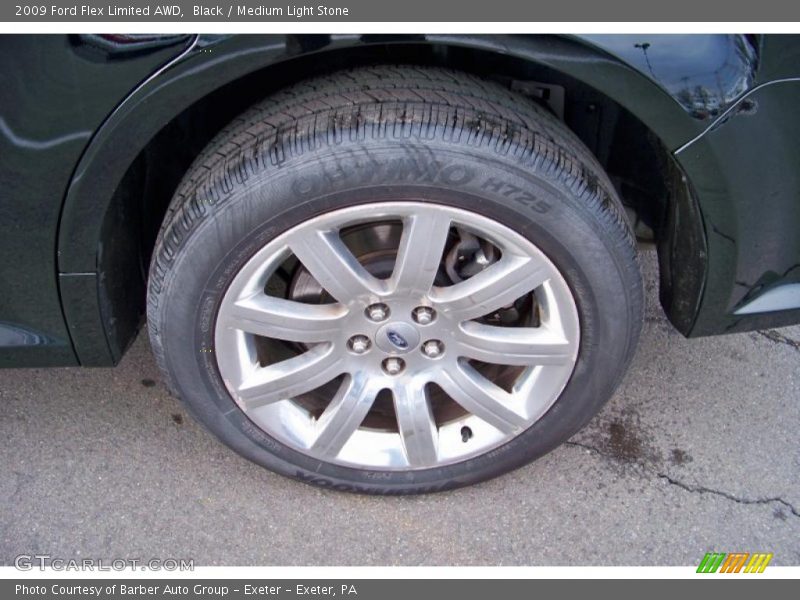 Black / Medium Light Stone 2009 Ford Flex Limited AWD