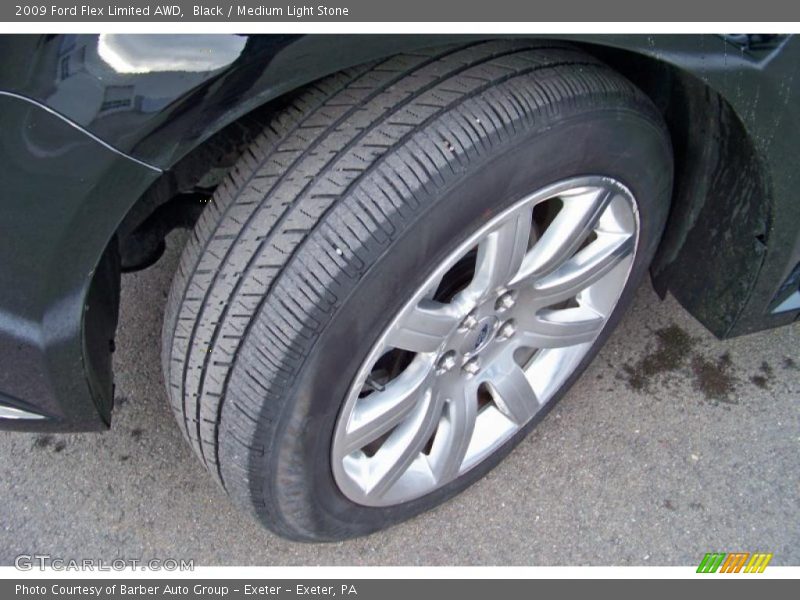 Black / Medium Light Stone 2009 Ford Flex Limited AWD