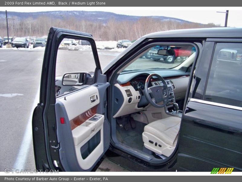 Black / Medium Light Stone 2009 Ford Flex Limited AWD