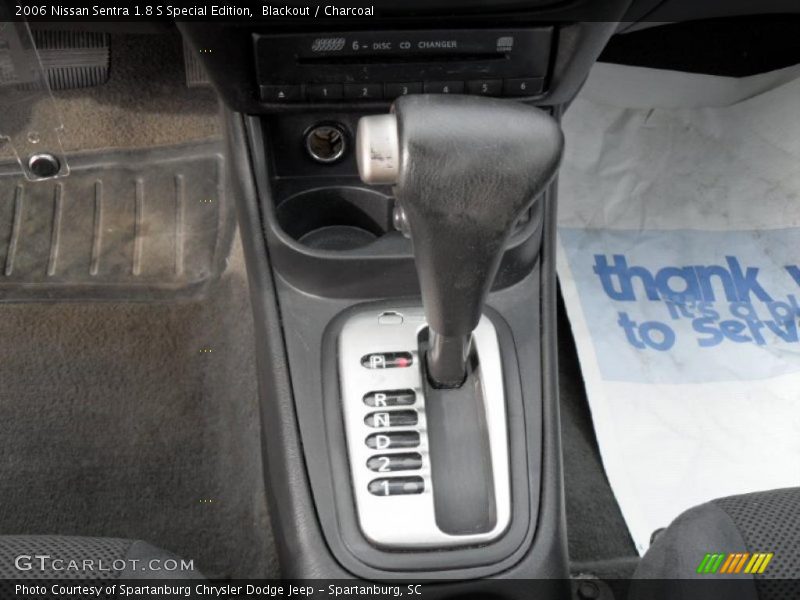 Blackout / Charcoal 2006 Nissan Sentra 1.8 S Special Edition