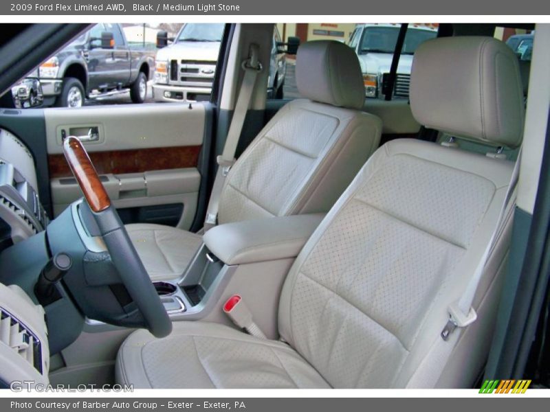 Black / Medium Light Stone 2009 Ford Flex Limited AWD