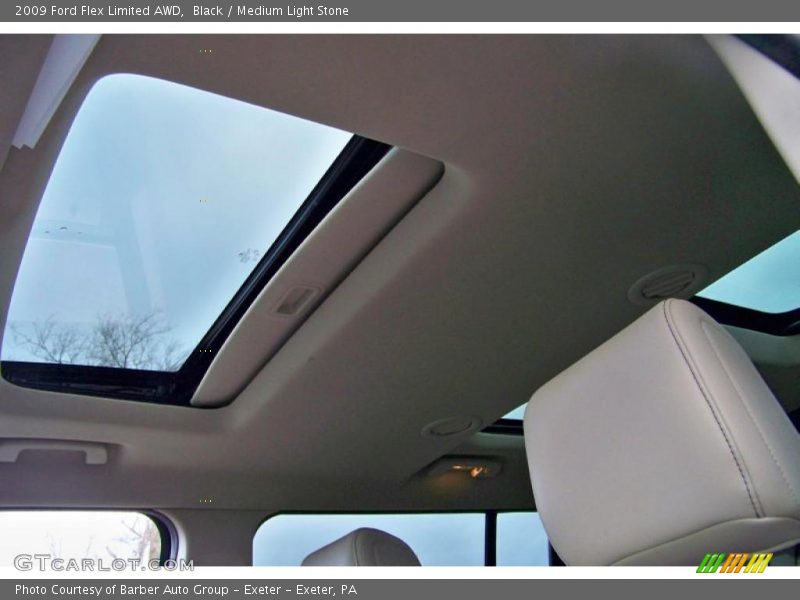 Black / Medium Light Stone 2009 Ford Flex Limited AWD