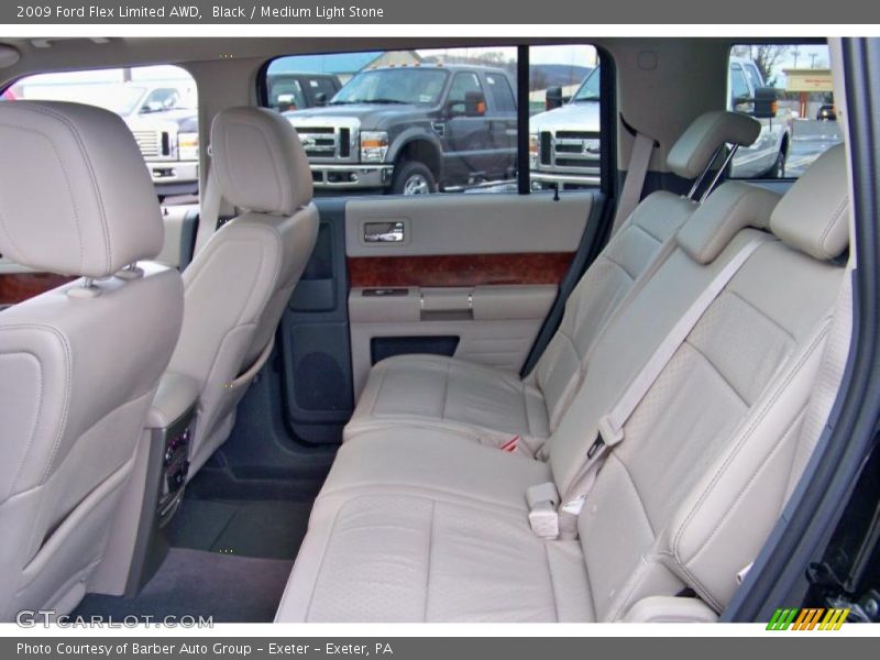Black / Medium Light Stone 2009 Ford Flex Limited AWD