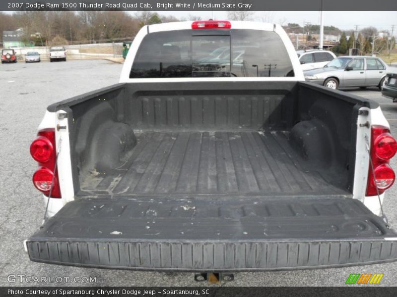 Bright White / Medium Slate Gray 2007 Dodge Ram 1500 Thunder Road Quad Cab