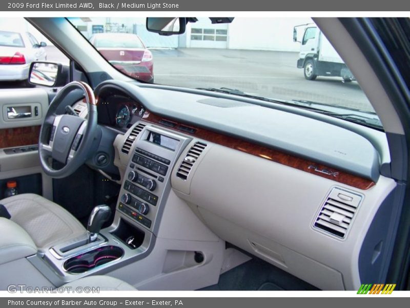 Black / Medium Light Stone 2009 Ford Flex Limited AWD