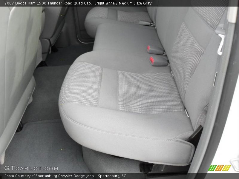 Bright White / Medium Slate Gray 2007 Dodge Ram 1500 Thunder Road Quad Cab