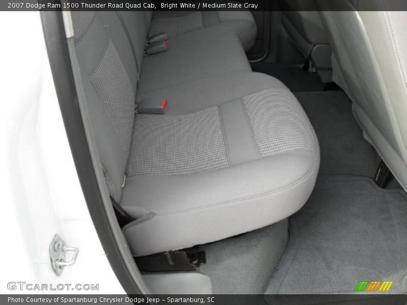 Bright White / Medium Slate Gray 2007 Dodge Ram 1500 Thunder Road Quad Cab