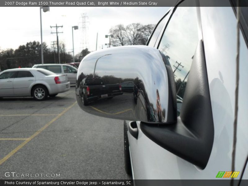 Bright White / Medium Slate Gray 2007 Dodge Ram 1500 Thunder Road Quad Cab