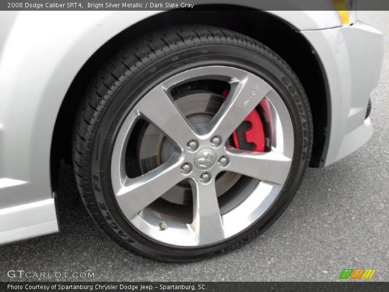 Bright Silver Metallic / Dark Slate Gray 2008 Dodge Caliber SRT4
