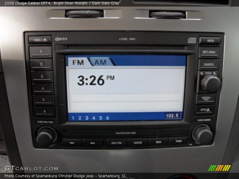 Bright Silver Metallic / Dark Slate Gray 2008 Dodge Caliber SRT4