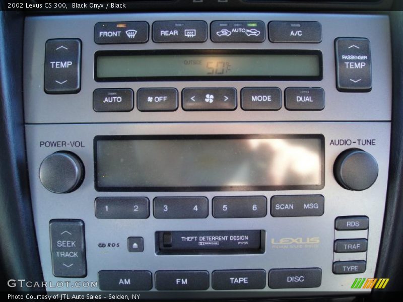 Black Onyx / Black 2002 Lexus GS 300
