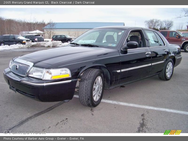 Black Clearcoat / Dark Charcoal 2005 Mercury Grand Marquis GS