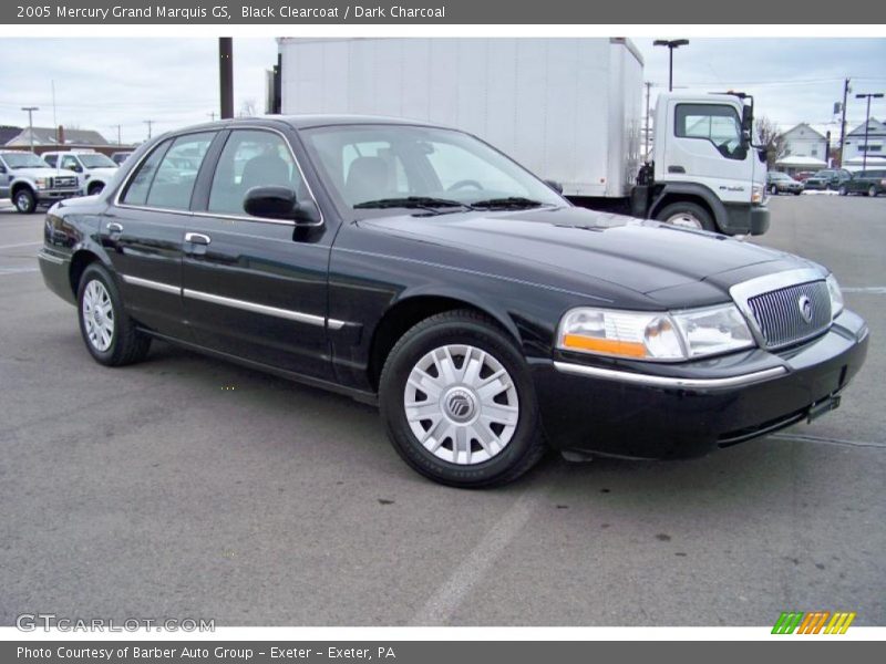 Black Clearcoat / Dark Charcoal 2005 Mercury Grand Marquis GS