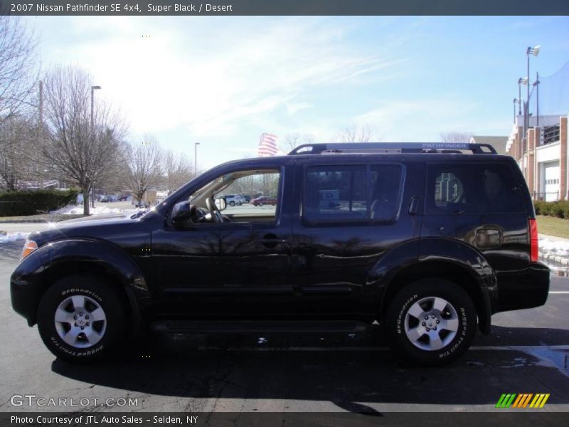 Super Black / Desert 2007 Nissan Pathfinder SE 4x4