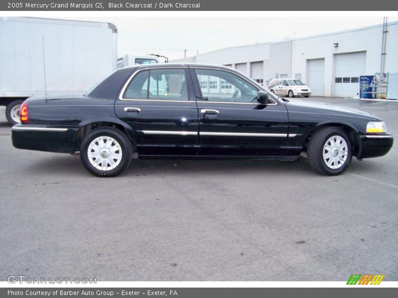 Black Clearcoat / Dark Charcoal 2005 Mercury Grand Marquis GS