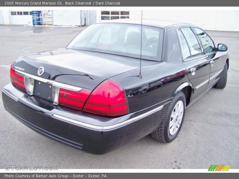 Black Clearcoat / Dark Charcoal 2005 Mercury Grand Marquis GS
