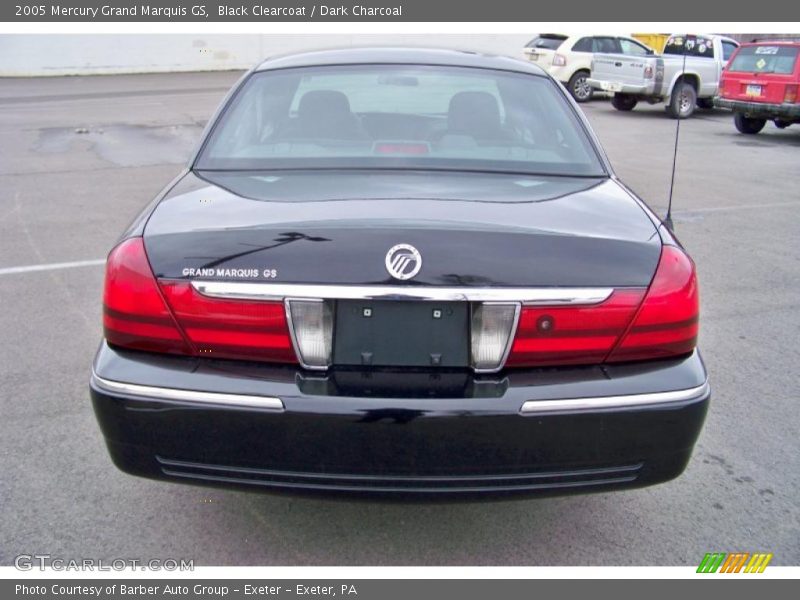 Black Clearcoat / Dark Charcoal 2005 Mercury Grand Marquis GS