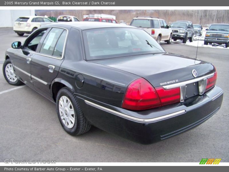 Black Clearcoat / Dark Charcoal 2005 Mercury Grand Marquis GS