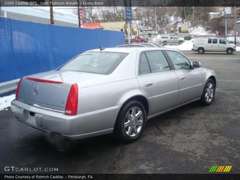 Light Platinum Metallic / Ebony Black 2006 Cadillac DTS