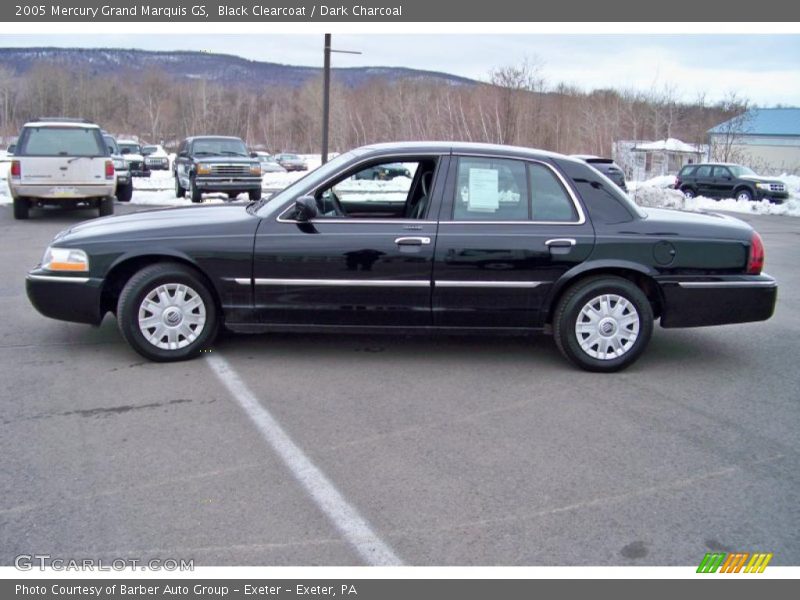Black Clearcoat / Dark Charcoal 2005 Mercury Grand Marquis GS