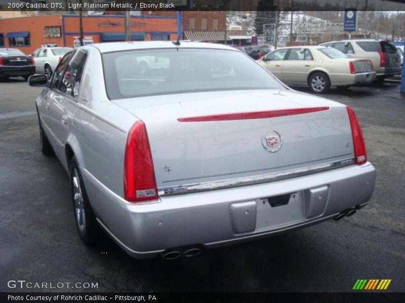Light Platinum Metallic / Ebony Black 2006 Cadillac DTS